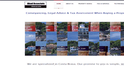 Desktop Screenshot of abadassociats.com